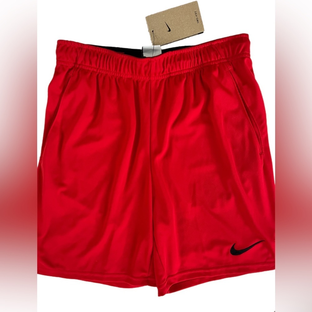 NWT Nike Men’s Shorts Red Athletic Basketball Training Dri Fit SZ S